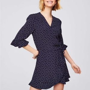 Dotted Ruffle Skort Romper